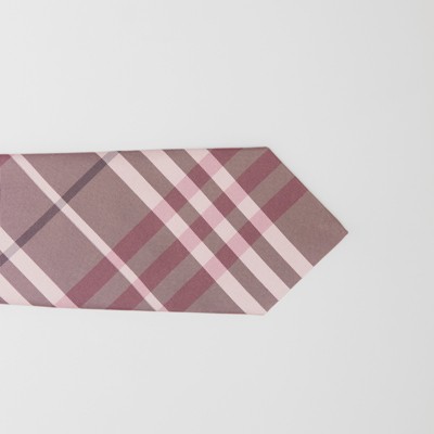burberry purple plaid tie