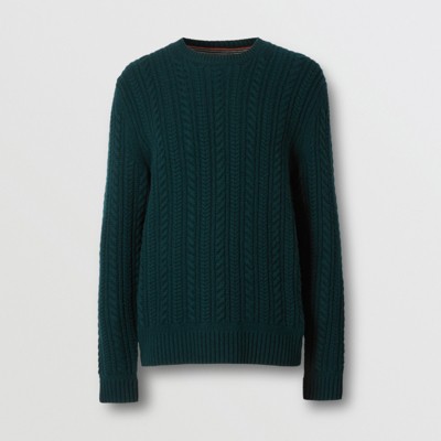 burberry sweater mens green