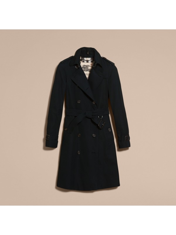 The Westminster - Long Heritage Trench Coat in Black - Women | Burberry ...