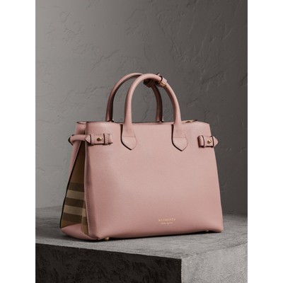 pink burberry tote