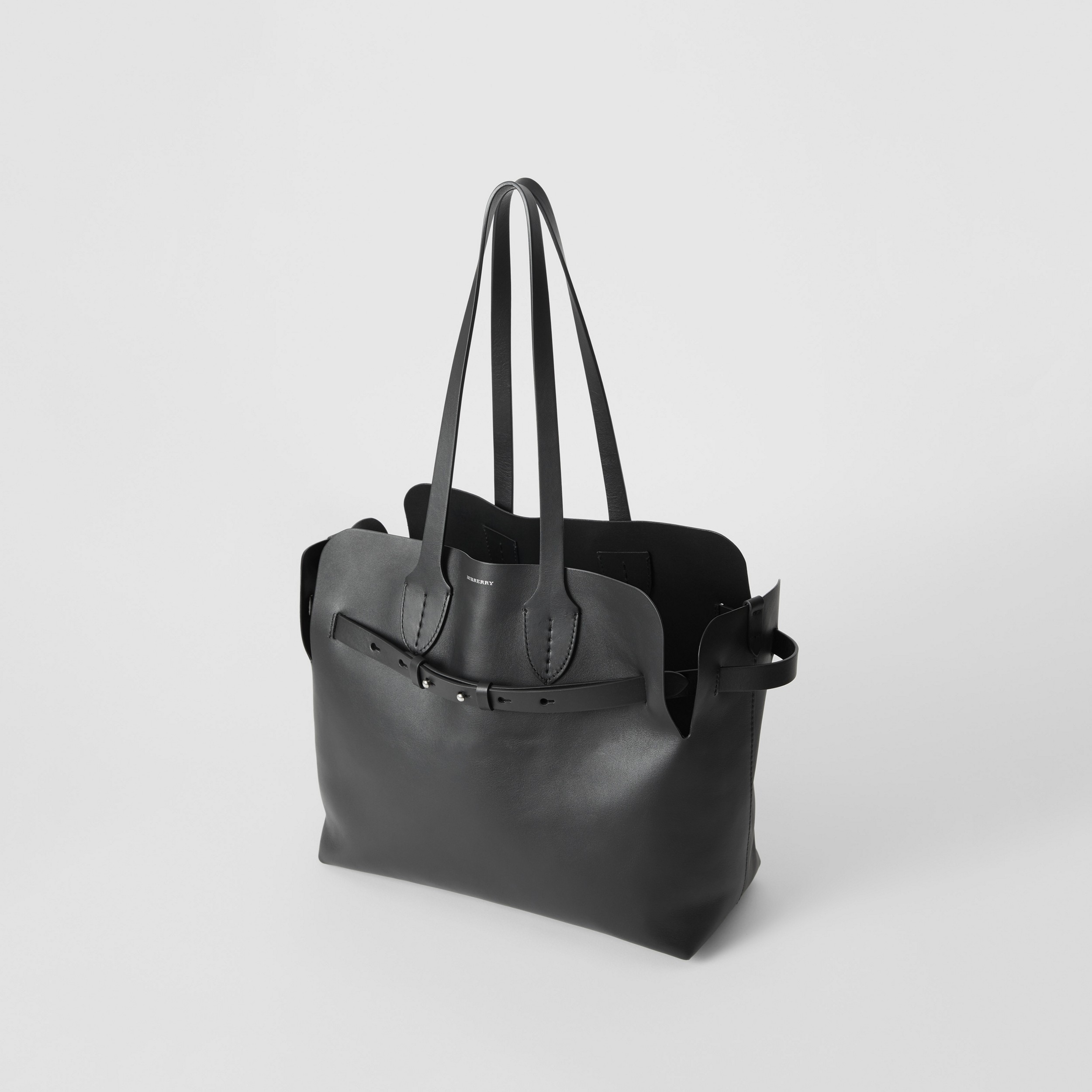 The Medium Soft Leather Belt Bag in Black - Women | Burberry United States