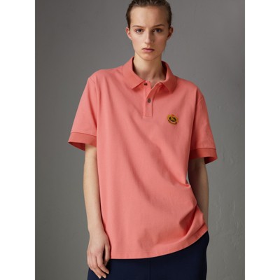 red burberry polo shirt