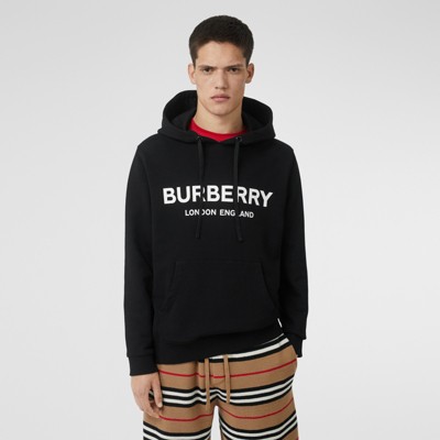 burberry zip hoodie men's