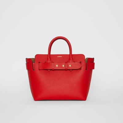 burberry red handbag
