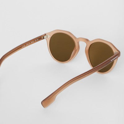 burberry keyhole round frame sunglasses