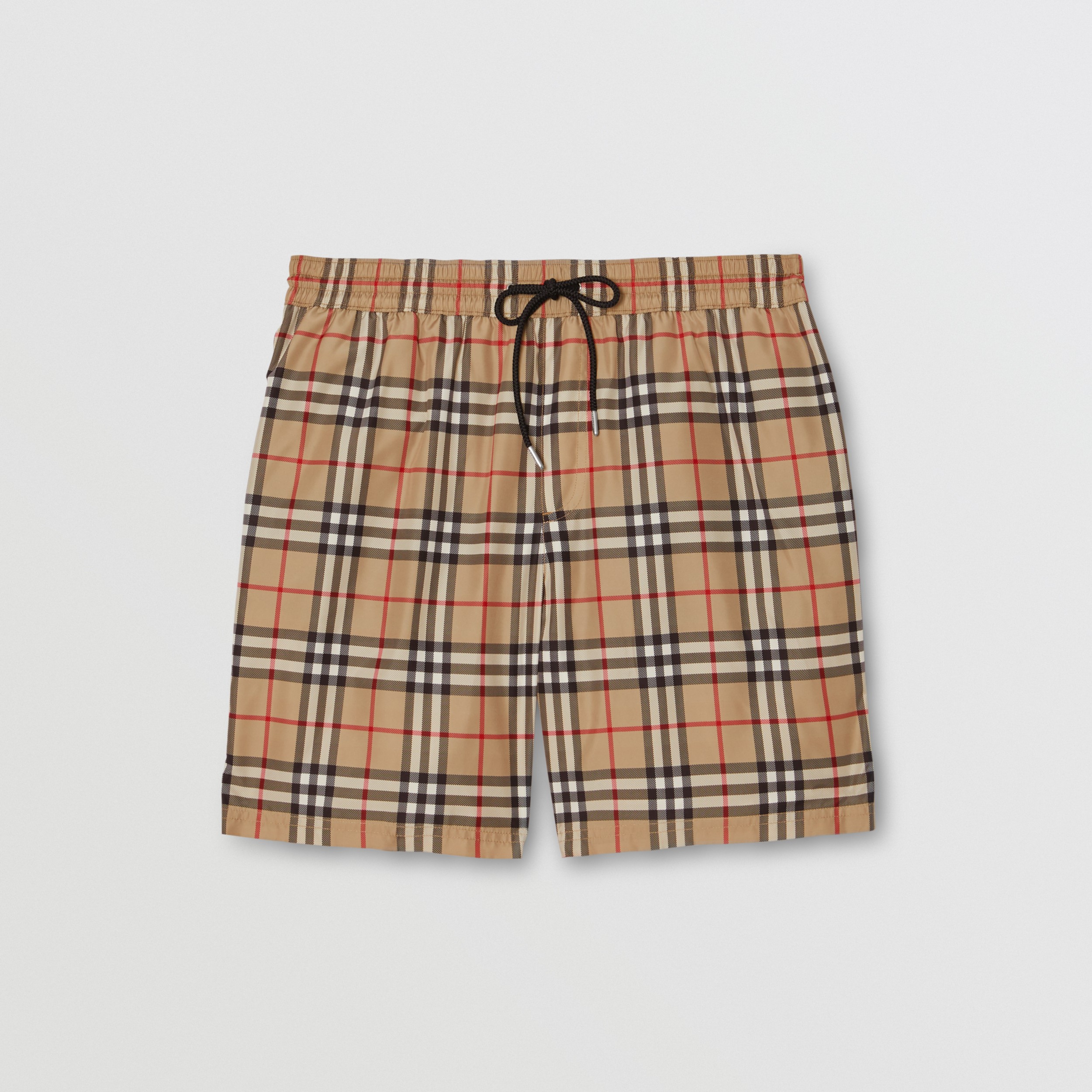Vintage Check Drawcord Swim Shorts in Archive Beige - Men | Burberry ...