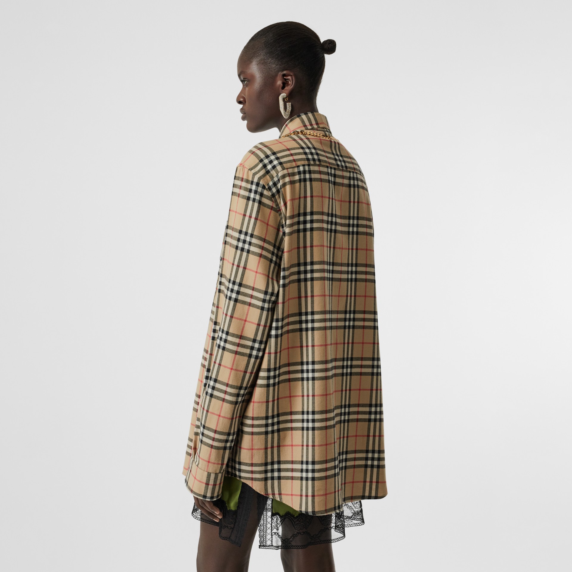 vintage burberry flannel