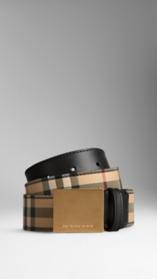 Horseferry Check Plaque Belt | Burberry