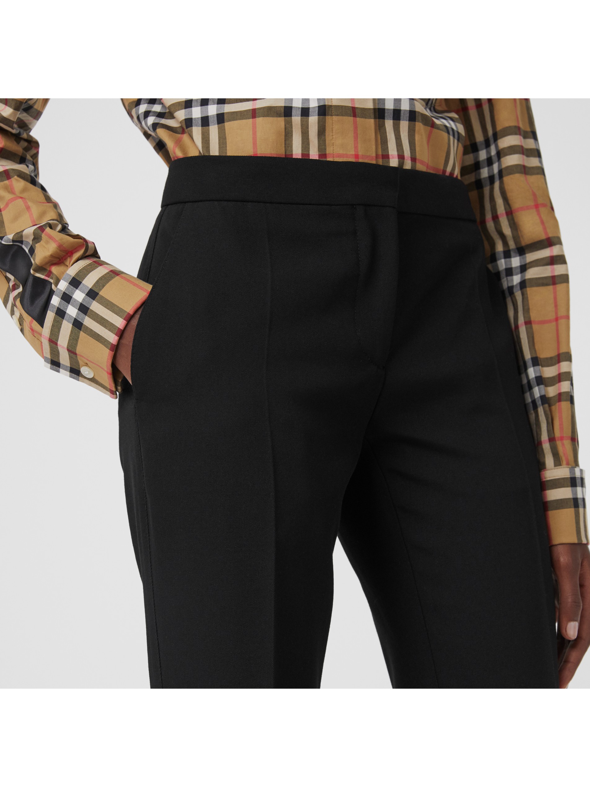 直筒羊毛量裁长裤 产品图片11