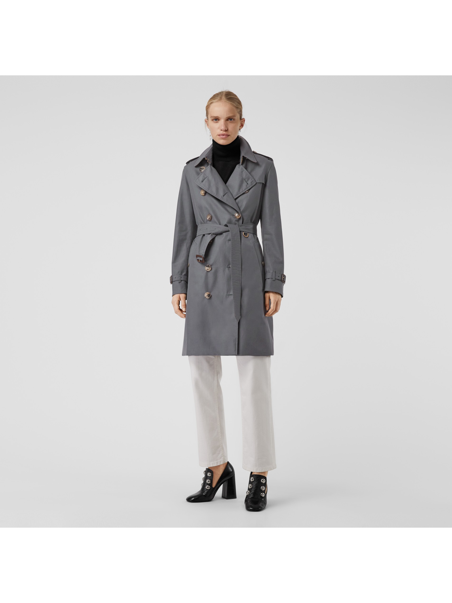 中灰色 肯辛顿版型 - heritage trench 风衣 产品图片01