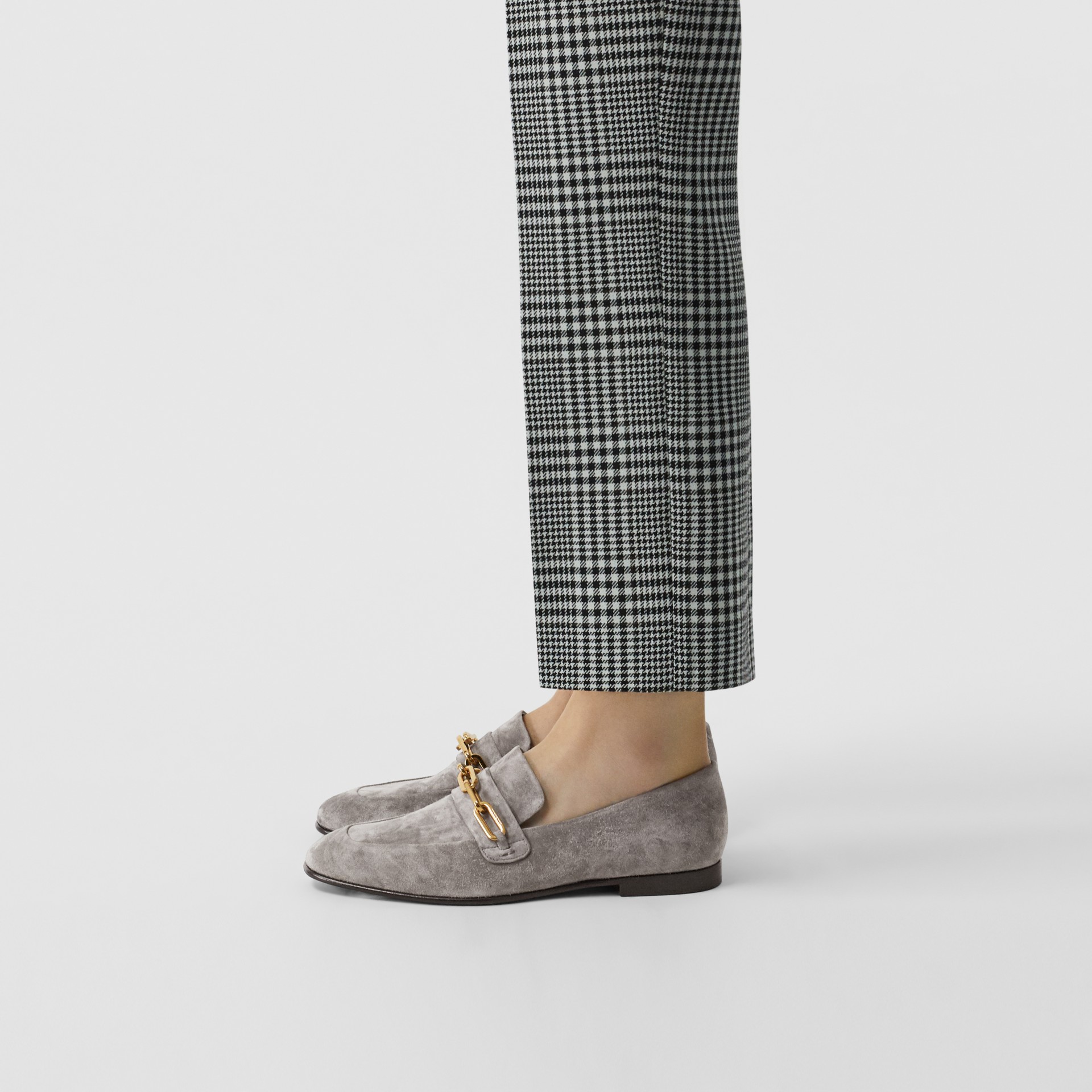 burberry loafers womens