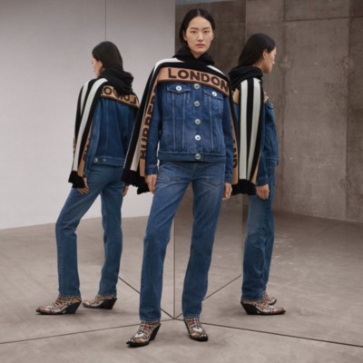 burberry denim jacket womens
