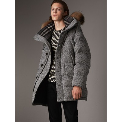 burberry fur parka