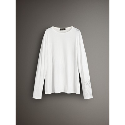 burberry long sleeve shirt womens