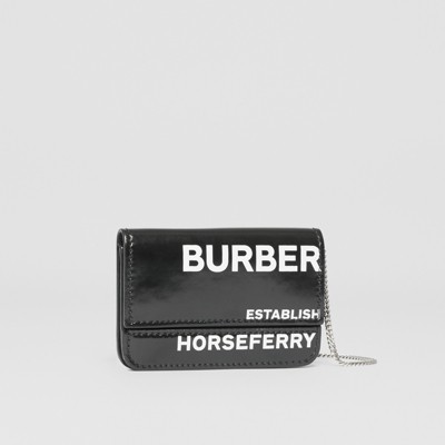 burberry horseferry check card case