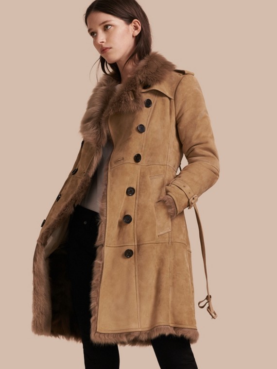 Camel Coats Jackets Wrap Boyfriend Trench New Look Women Trench Coat Beige Small