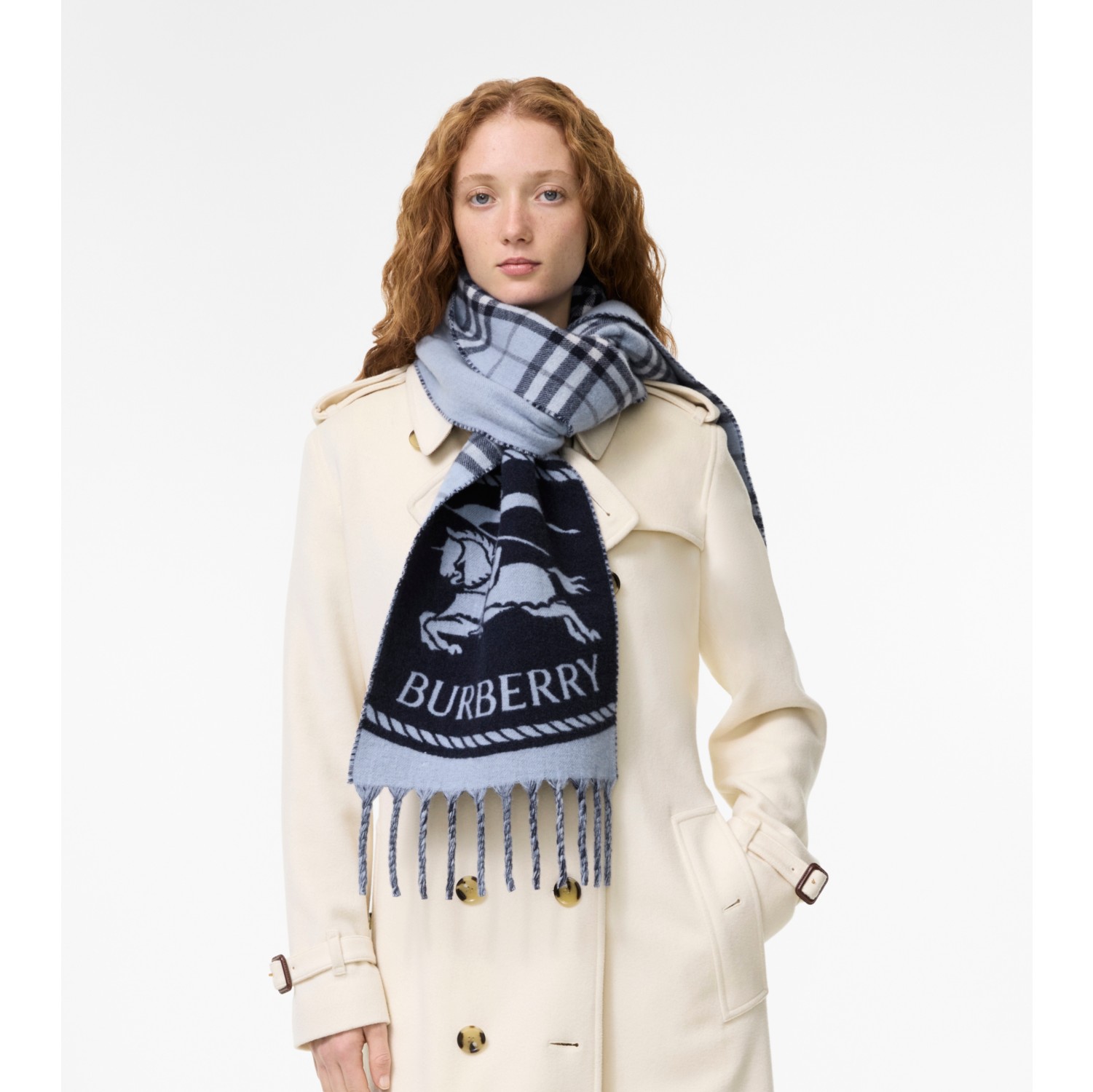 Reversible Knight Stamp Scarf