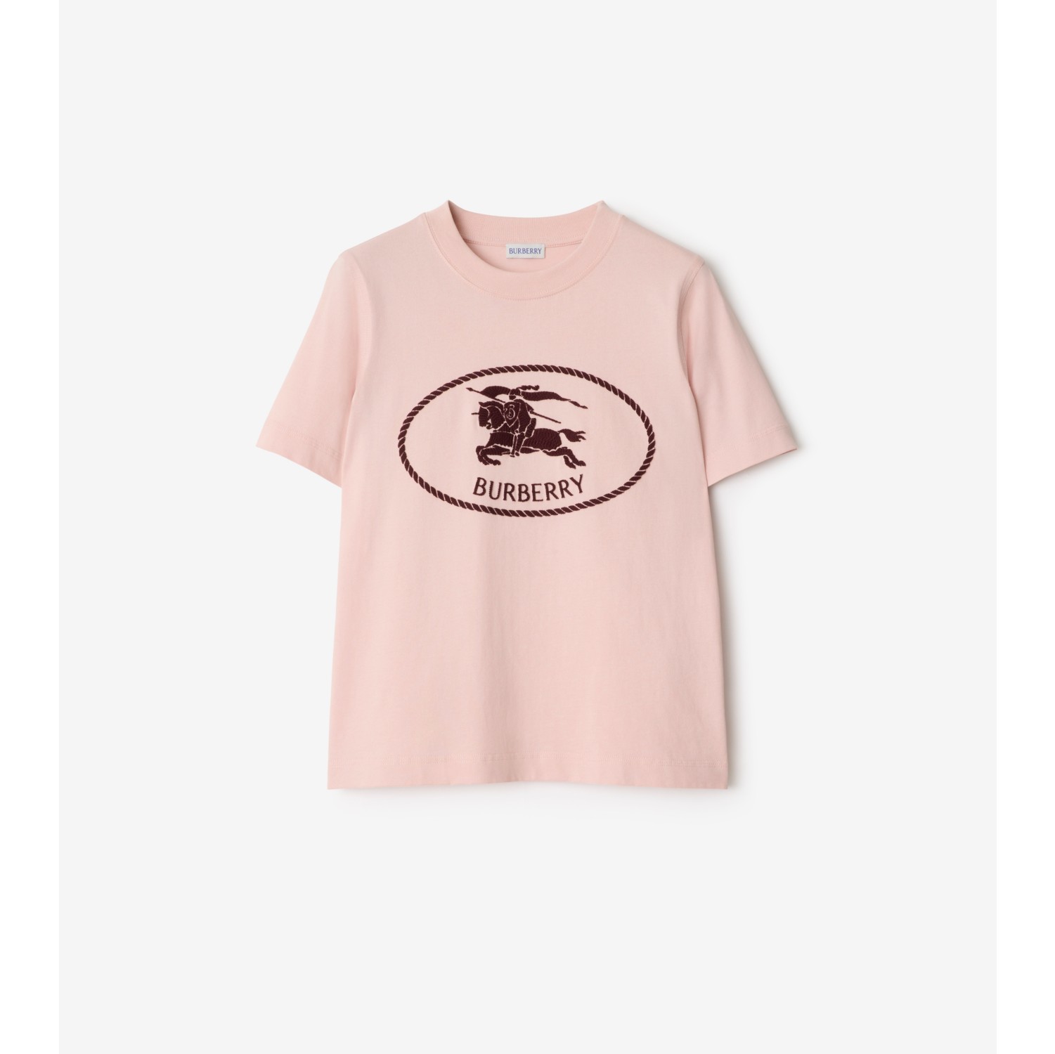 Camiseta en algodón con motivo Knight Stamp
