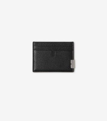 B Cut Card Case in Black - Men, Leather | Burberry® Official