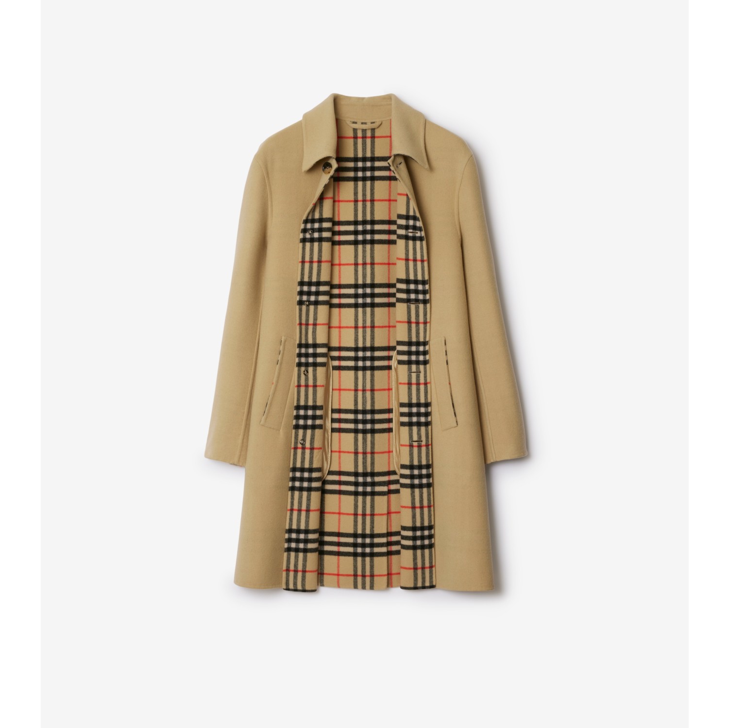 Mid-length Wool Car Coat