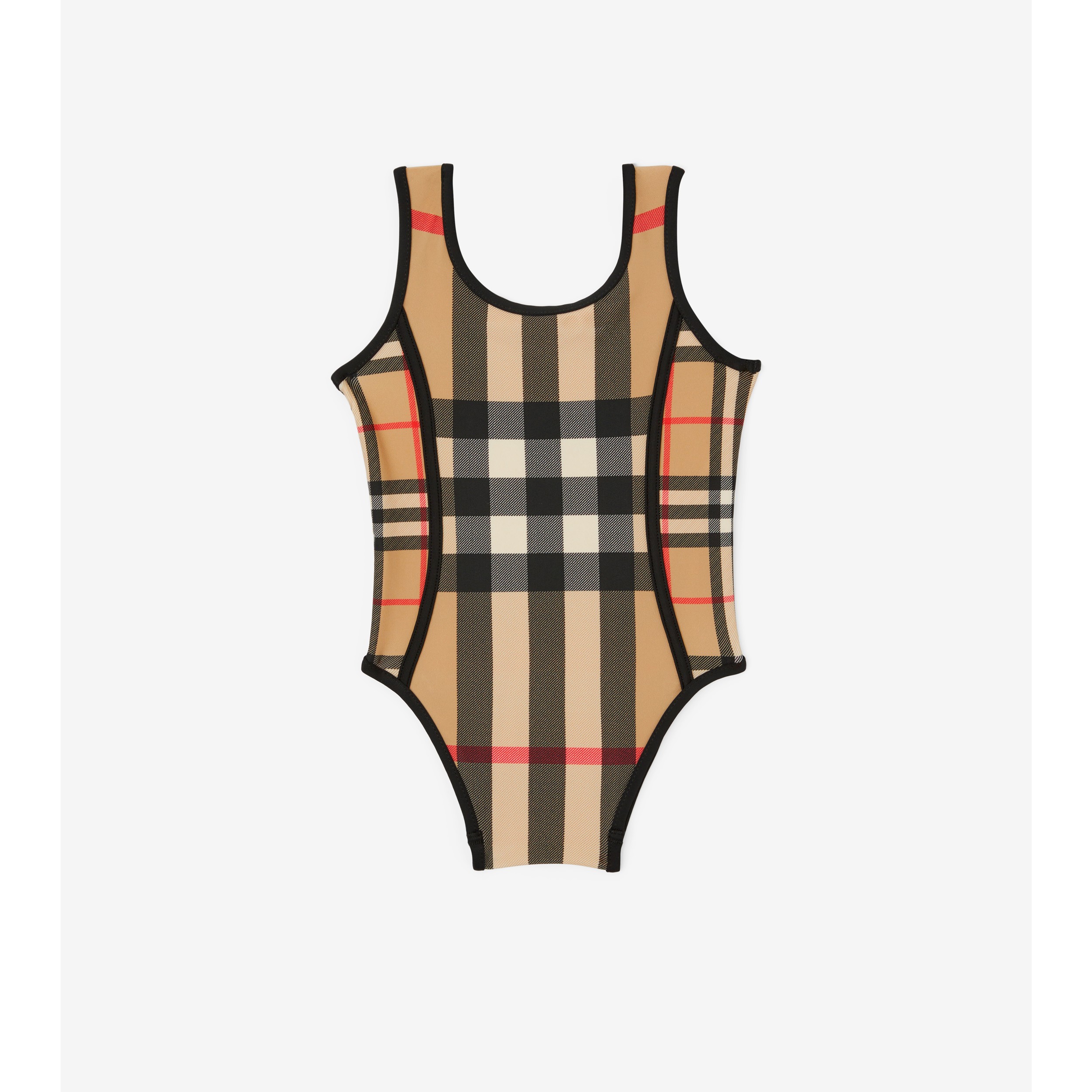 Maillot de best sale bain burberry fille