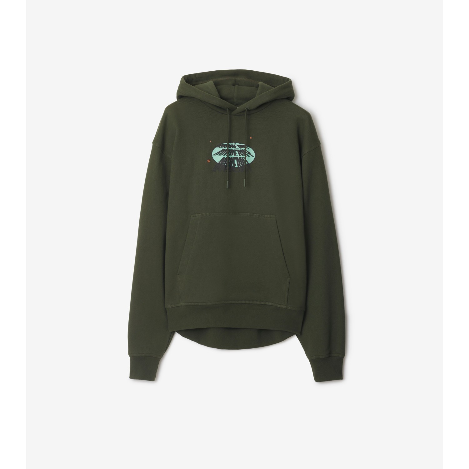 Sudadera en algodón con capucha y coche