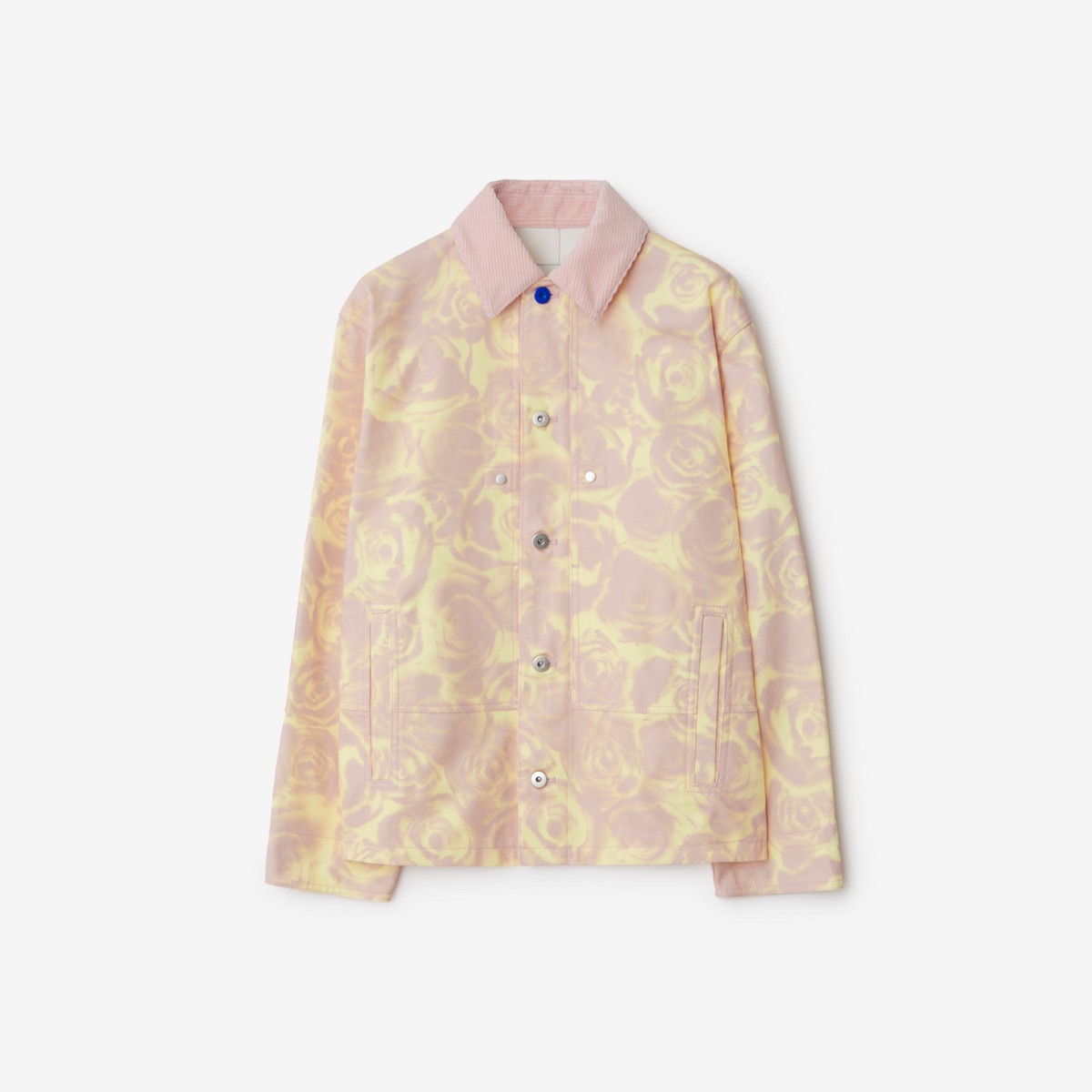 Burberry Rose Cotton Jacket In Neutral