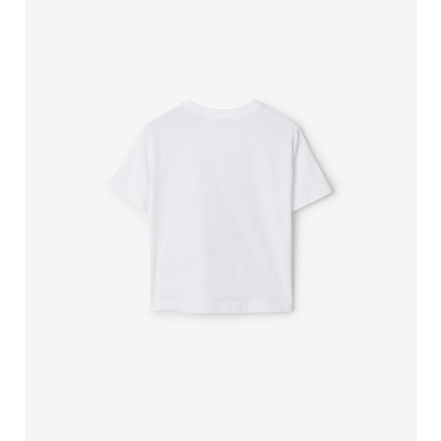 Rose Cotton T-shirt in White | Burberry® Official