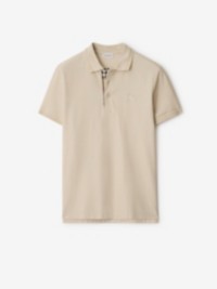 Cotton Polo Shirt in colour Clam