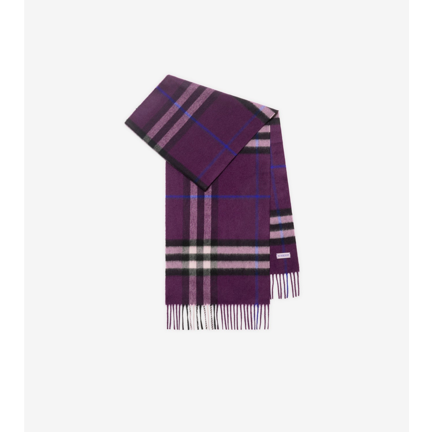 Check Cashmere Scarf