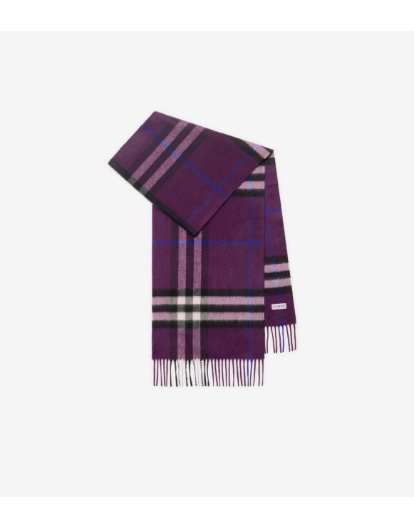 Cachecol de cashmere em Check
