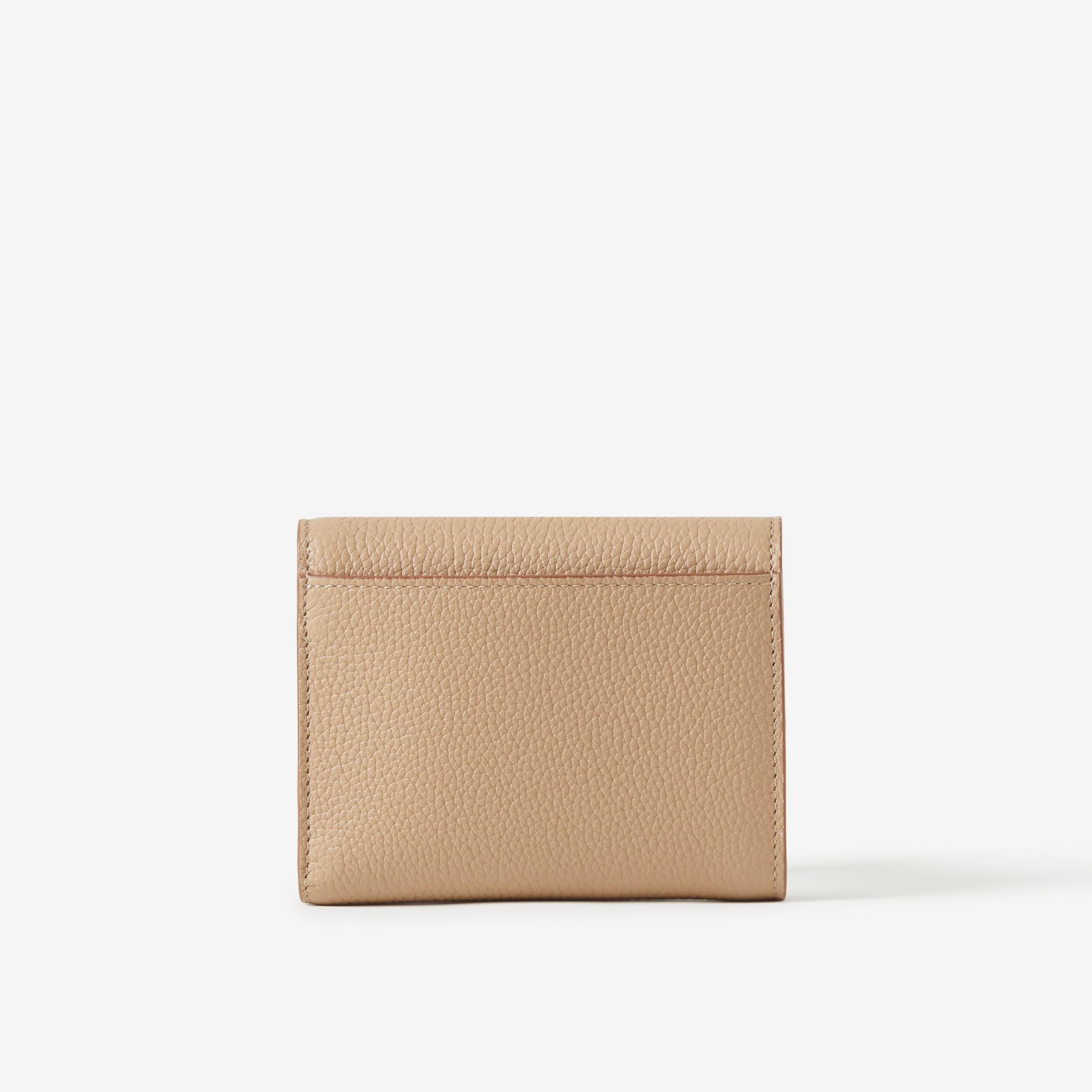 Grainy Leather TB Compact Wallet in Oat Beige - Women | Burberry® Official - 3