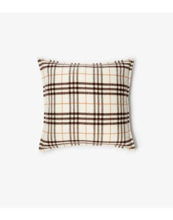 Check Cashmere Cushion