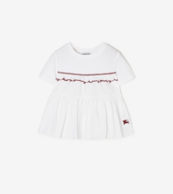 Peplum Hem Cotton T shirt ®