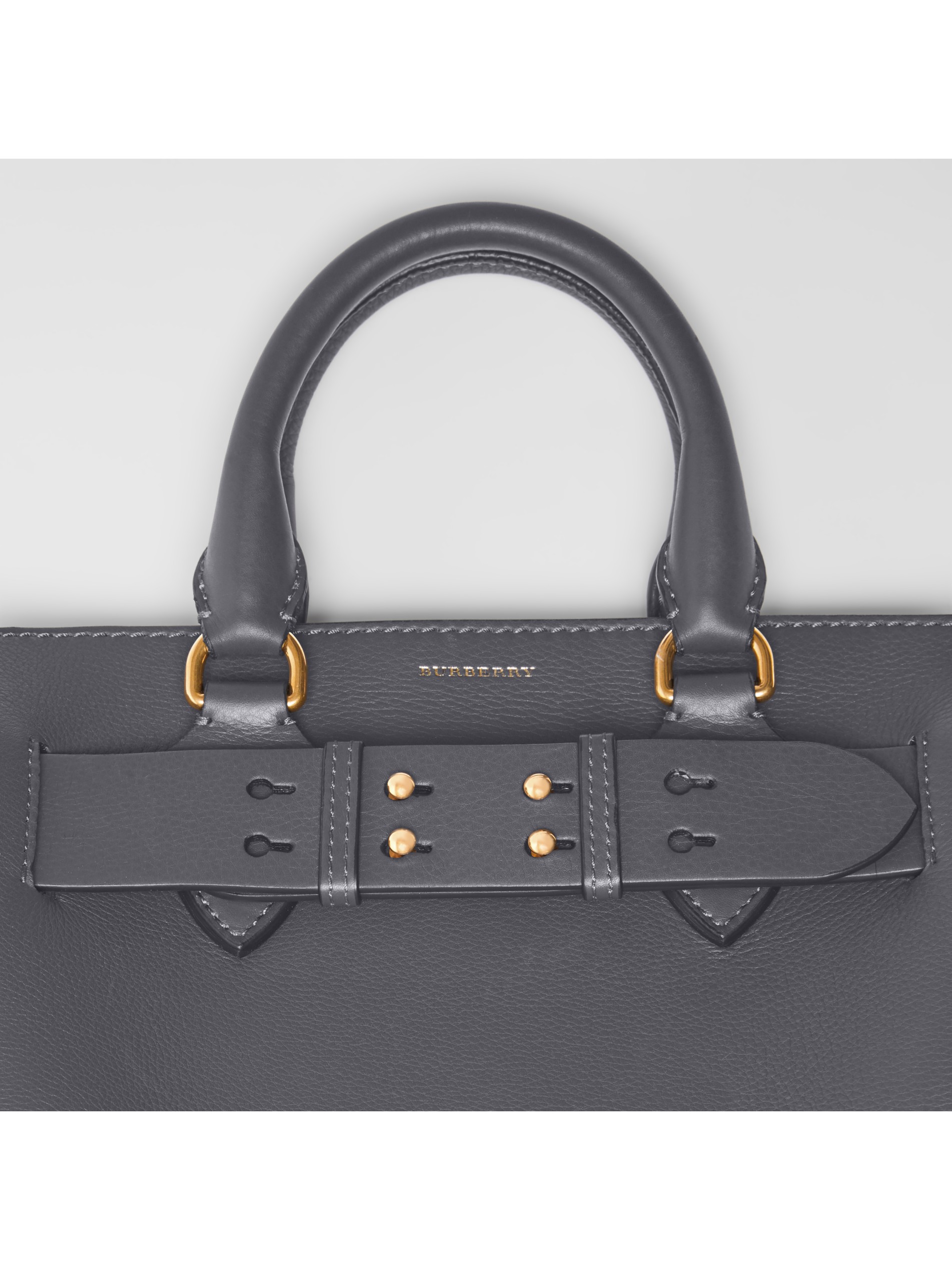 the belt - 小号皮革贝尔特包 (炭灰色) - 女士 | burberry 博柏利