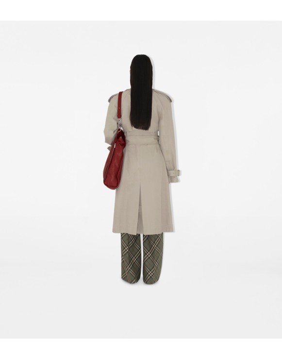 Long Cotton Trench Coat