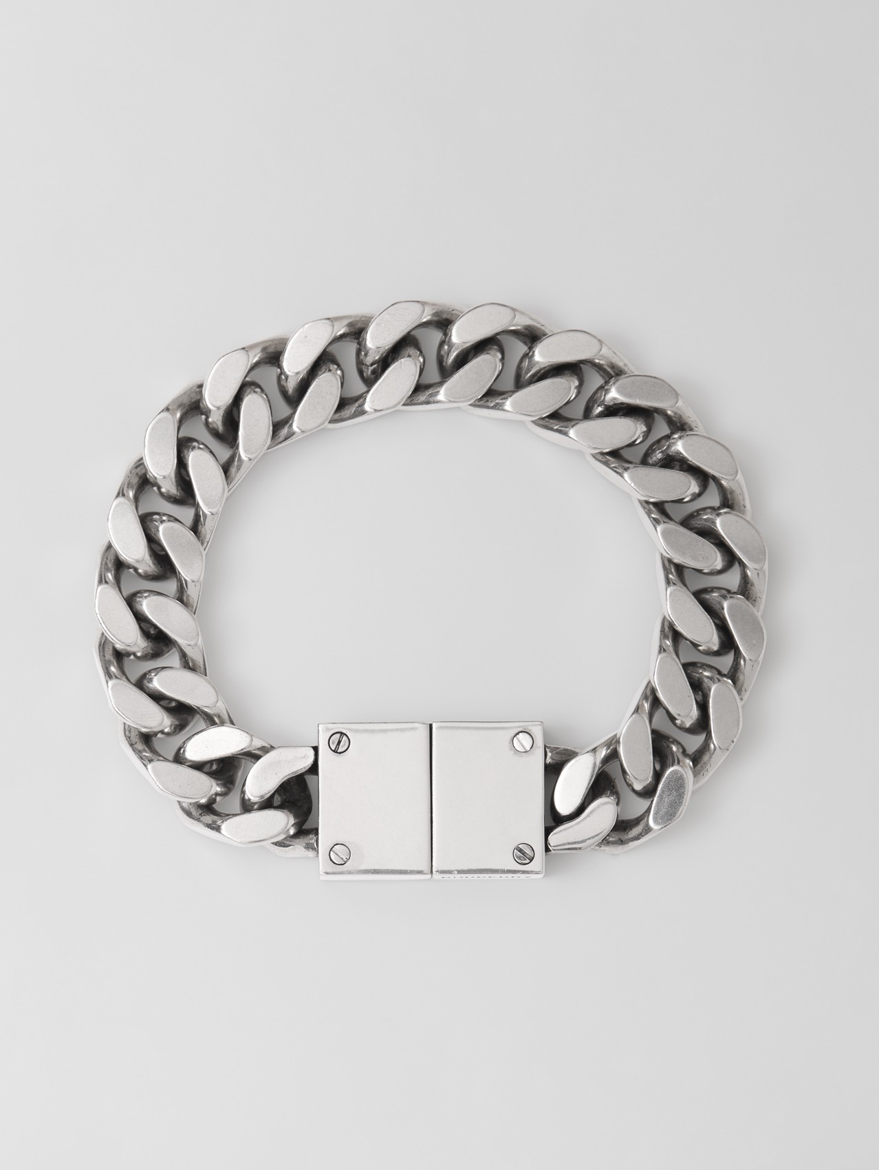 Palladium-plated Chain-link Bracelet