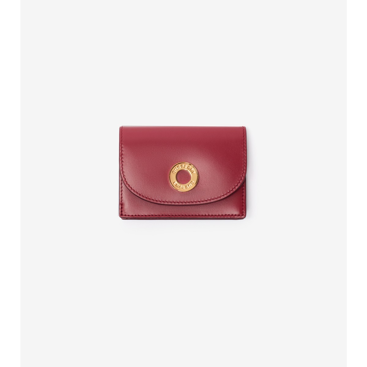 Burberry Logo Graphic Wallet In Red
