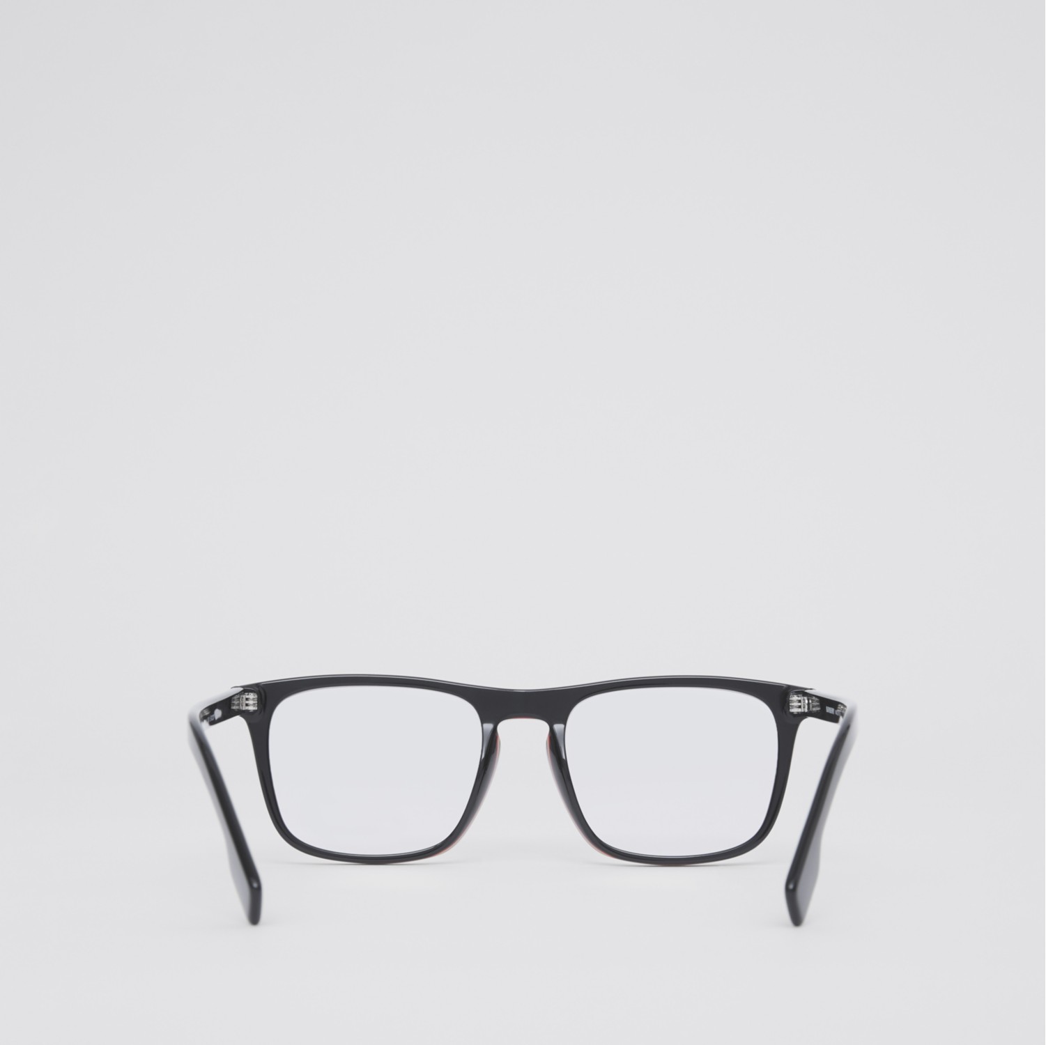 Stripe Detail Square Optical Frames