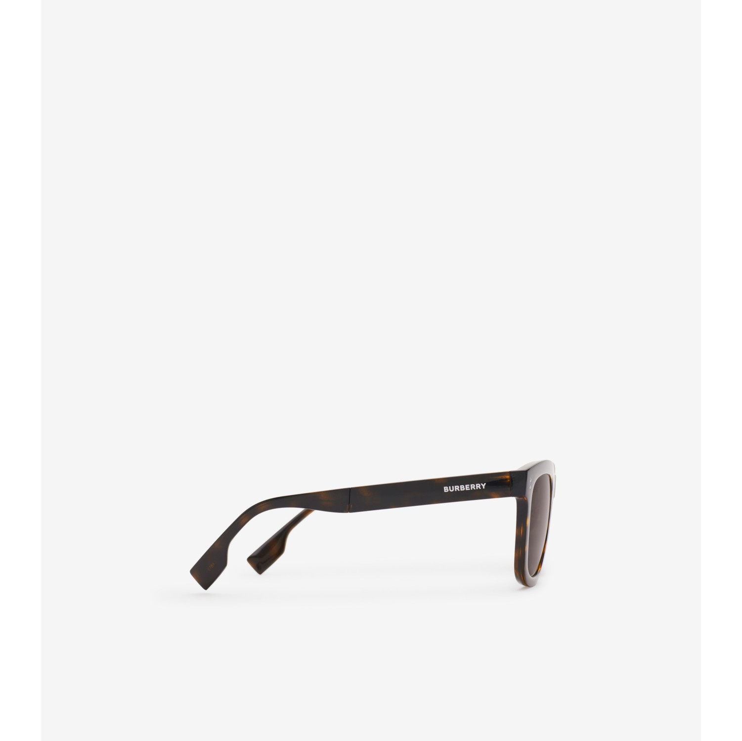 Foldable Square Frame Sunglasses in Tortoiseshell - Men | Burberry® Official