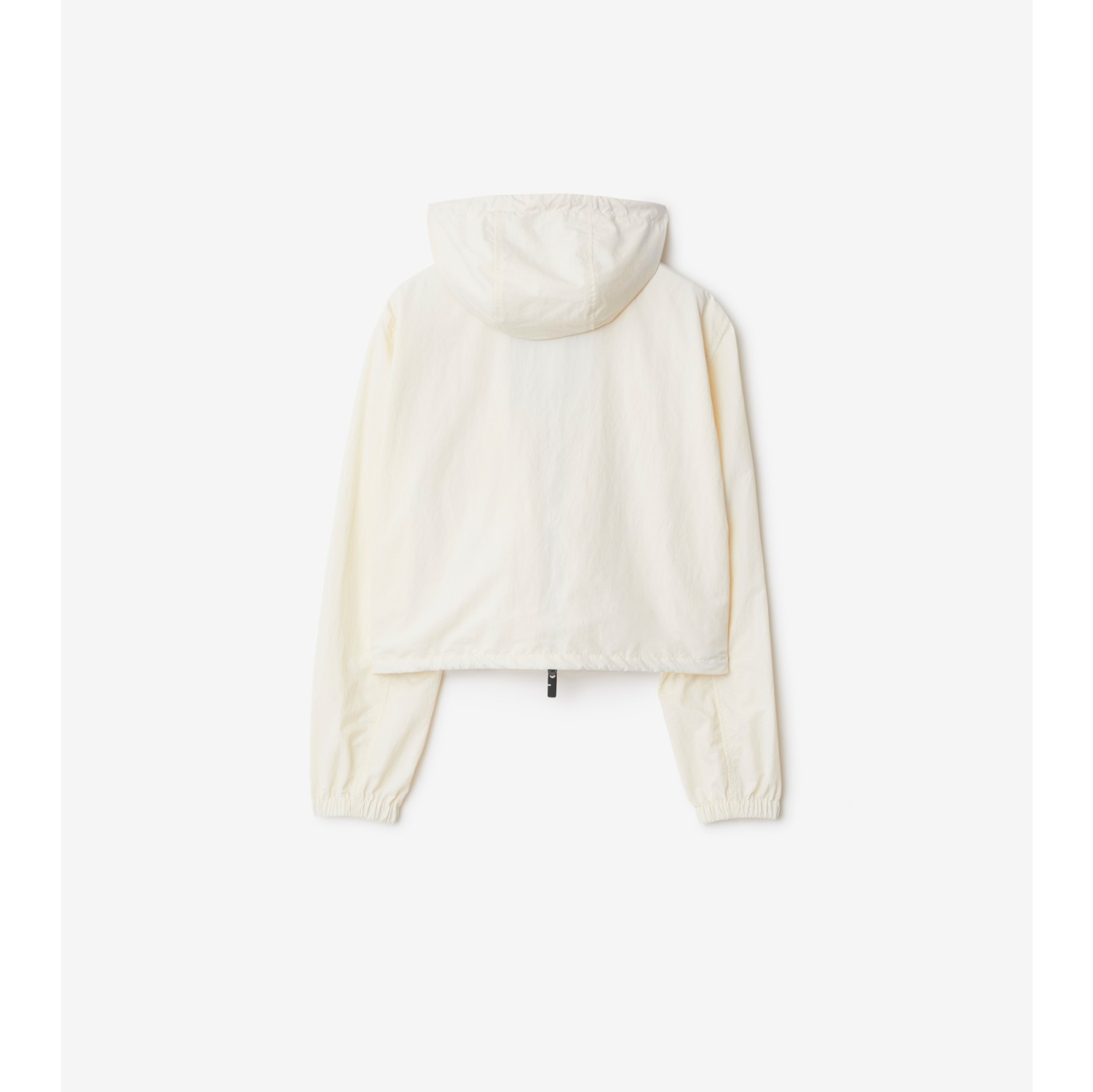 Jaqueta cropped de nylon