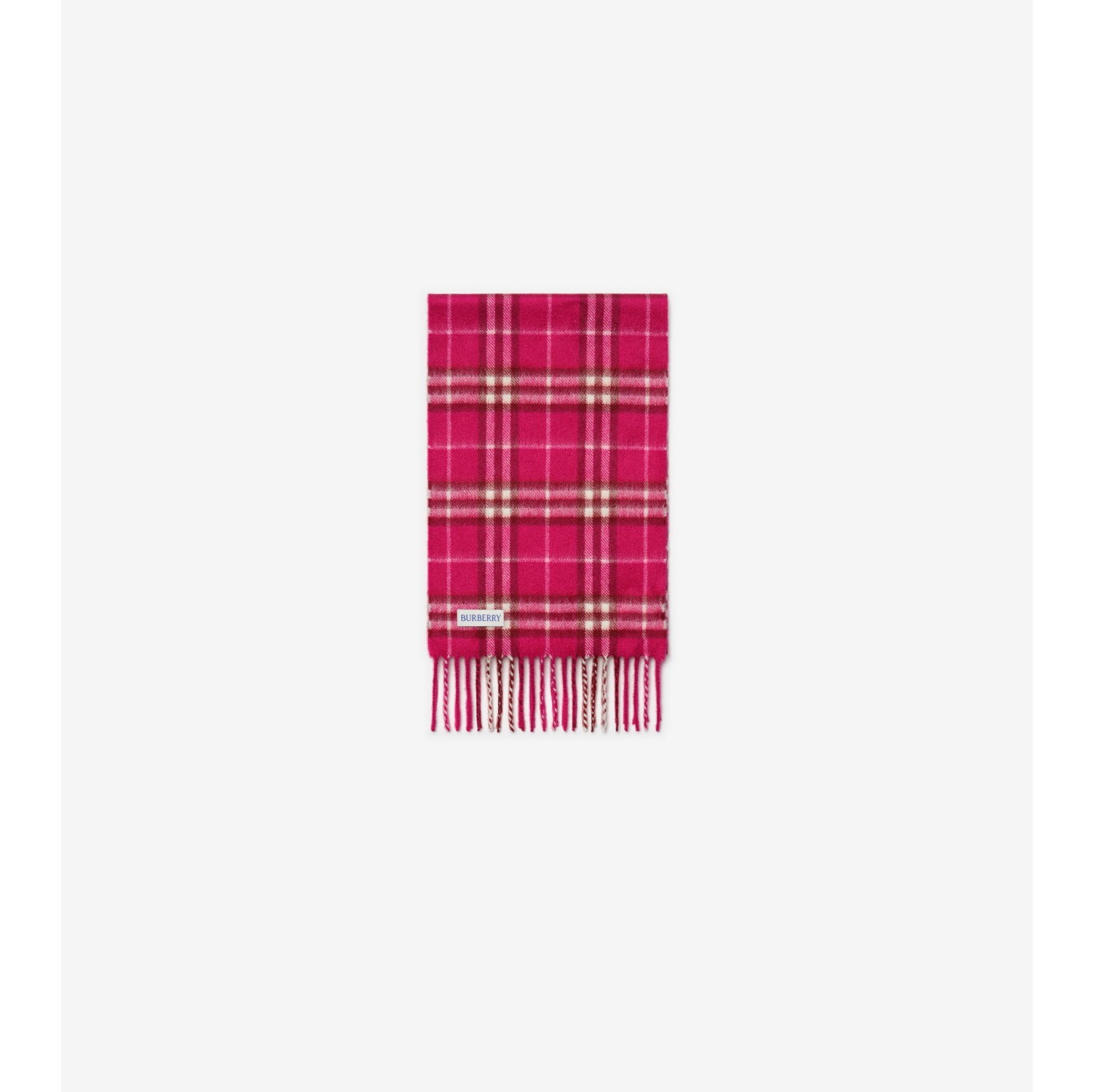 Check Cashmere Scarf
