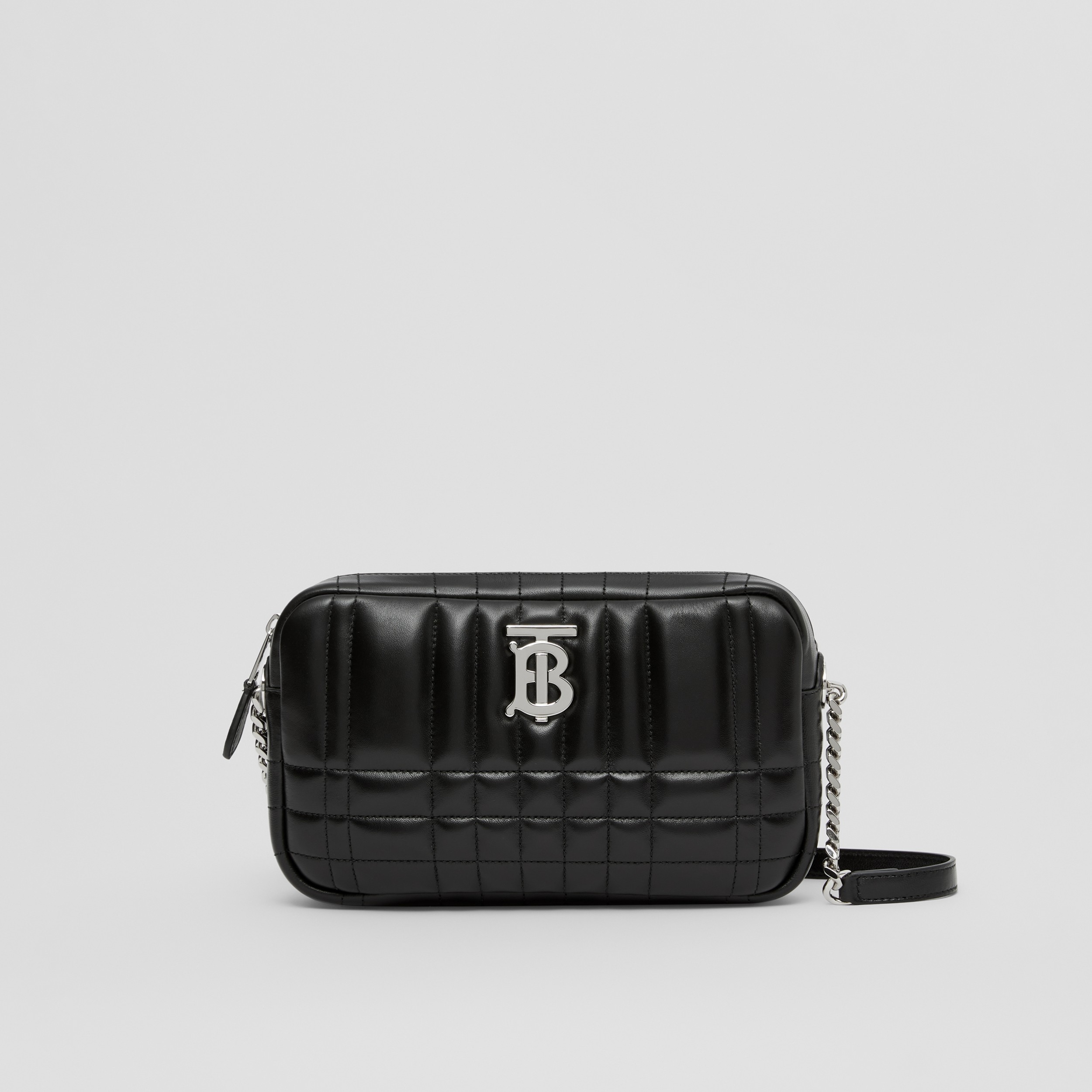 Quilted Leather Small Lola Camera Bag in Black - Women | Burberry® Official - 1