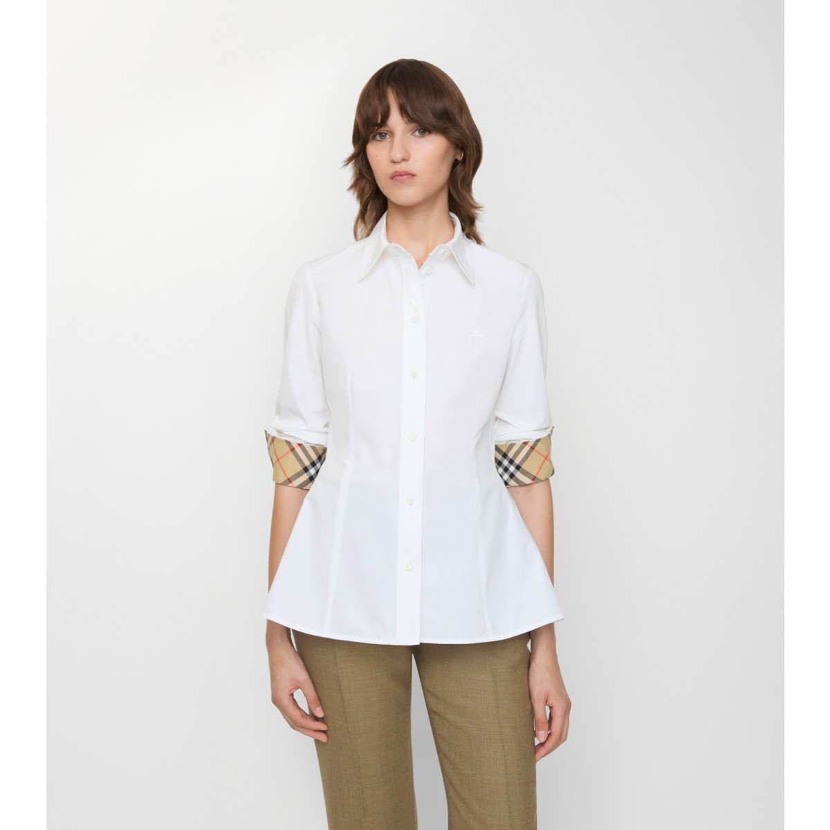  Check Slim Fit Poplin Shirt