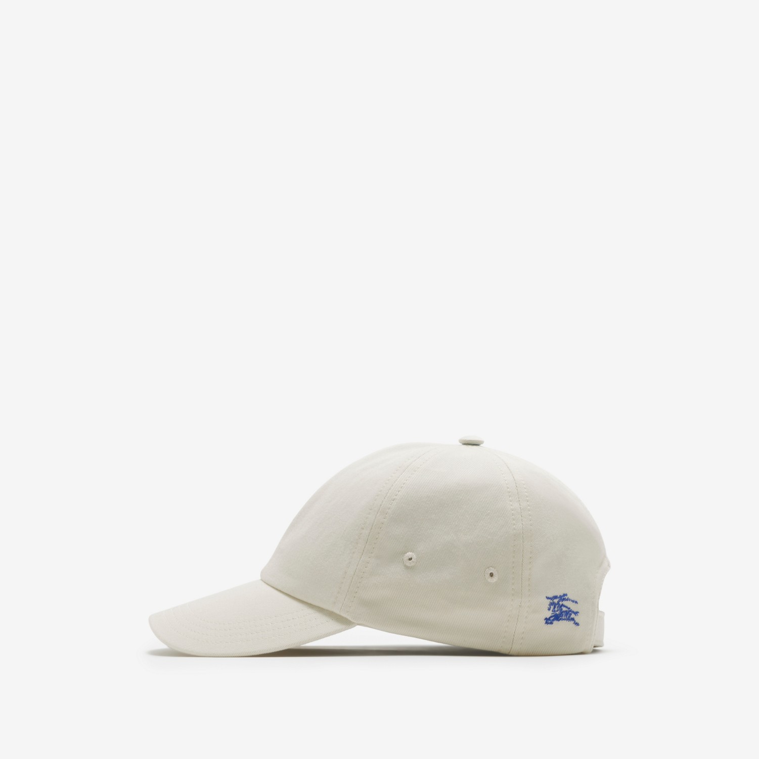 马术骑士徽标棉质棒球帽 (小麦色) | Burberry® 博柏利官网