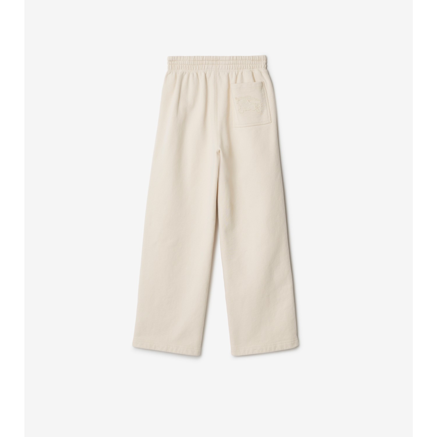 Wide-leg virgin wool pants in beige - Burberry