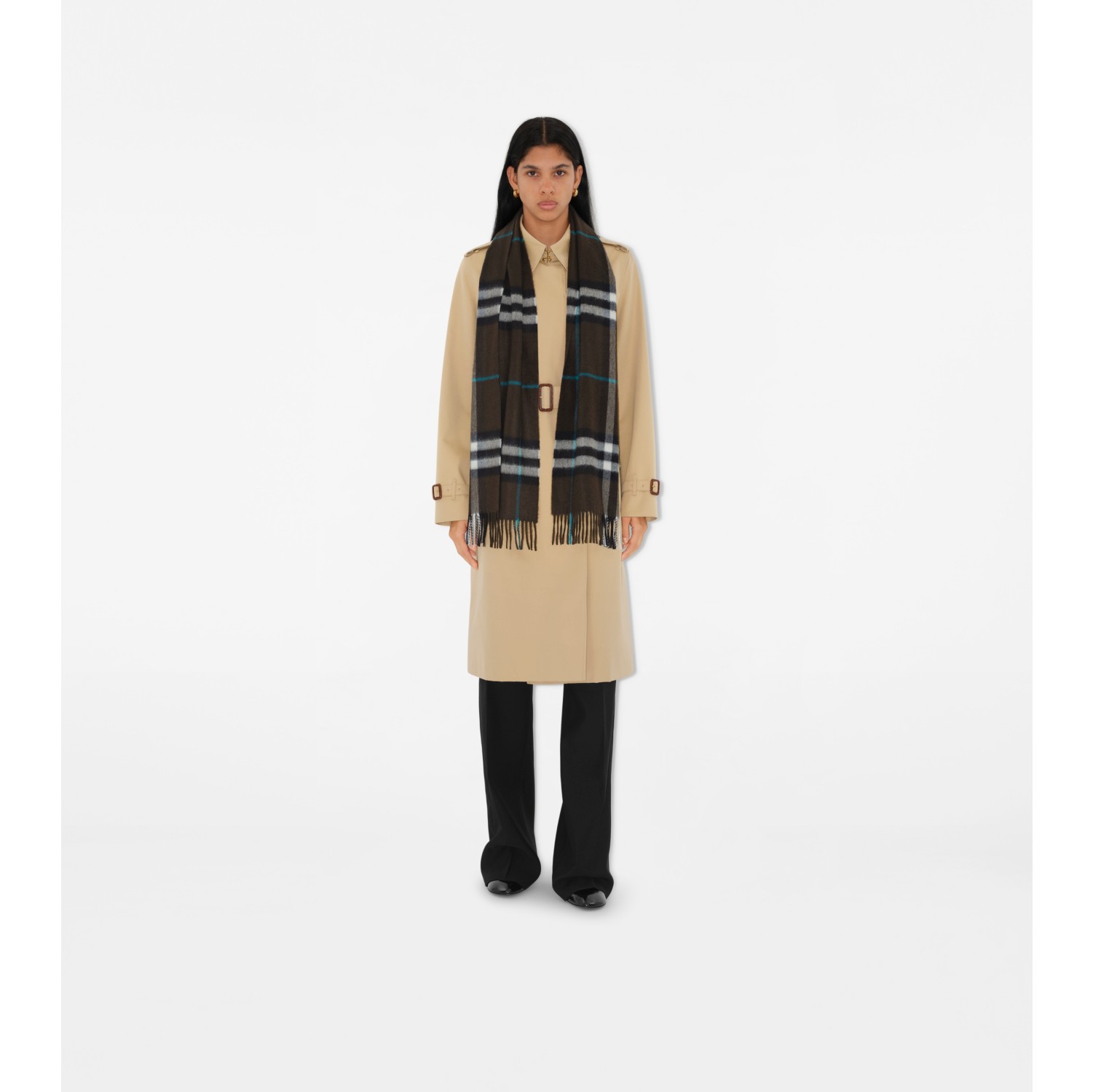 Sciarpa in cashmere Check