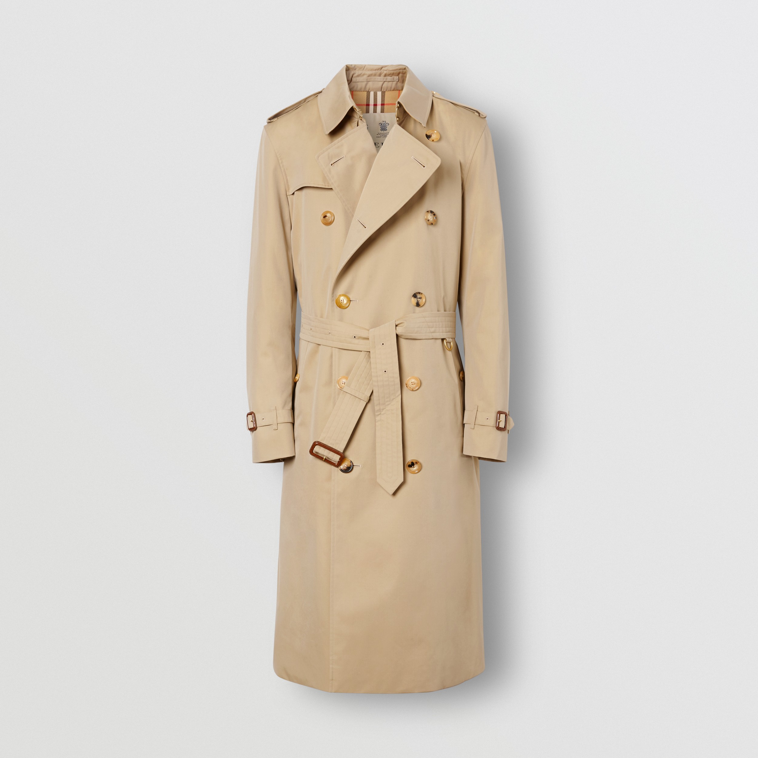 The Kensington - Trench coat Heritage longo (Mel) - Homens | Burberry® oficial - 4