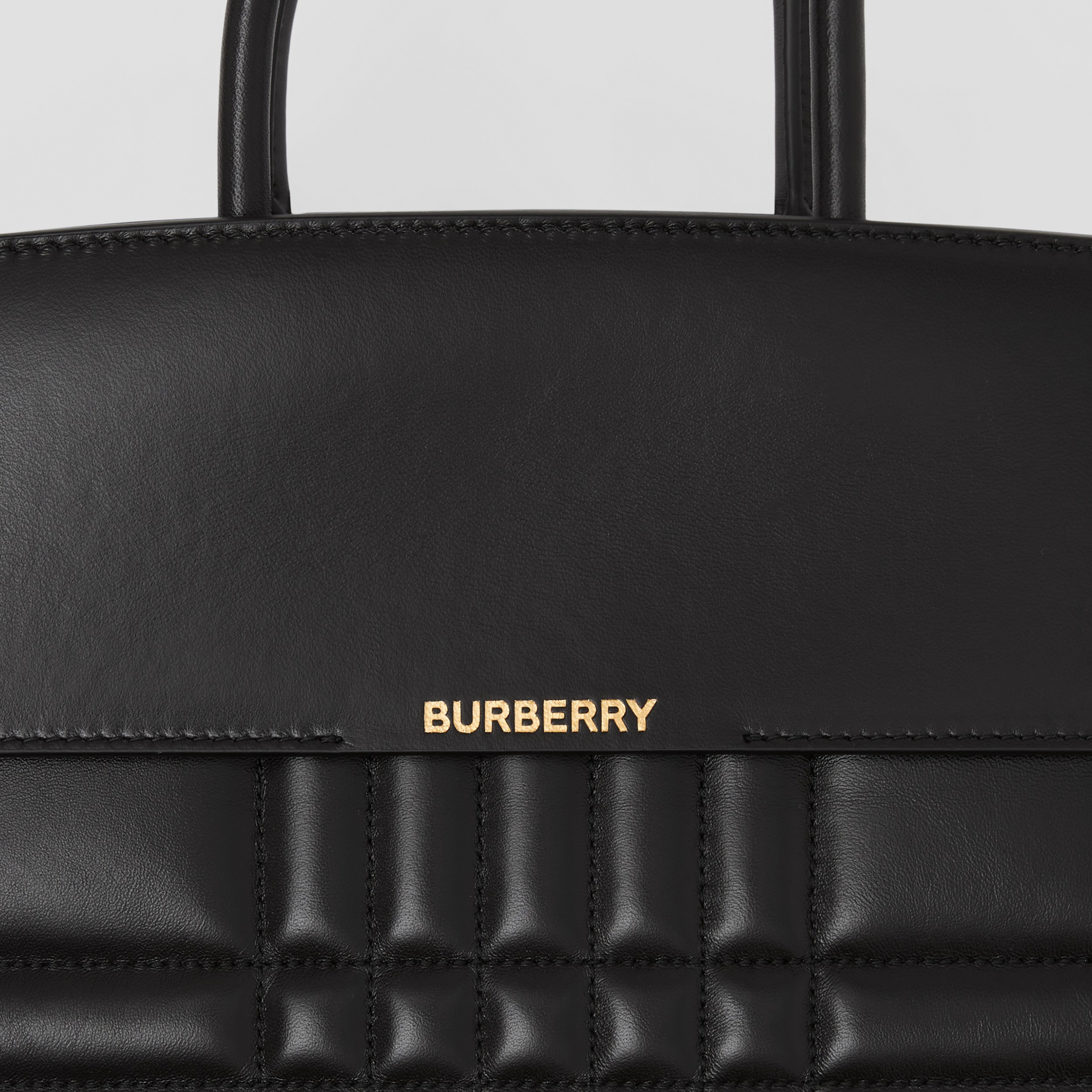 Mittelgroße Steppleder-Handtasche „Catherine“ (Schwarz) - Damen | Burberry® - 2