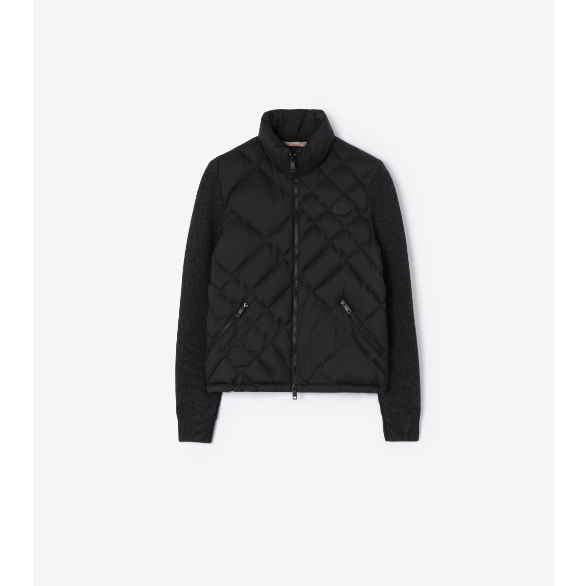  Check Nylon Dunsbury Puffer Jacket
